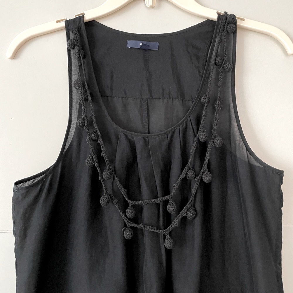 Gap Silk Black Dressy Tank